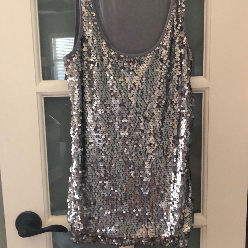 Sparkly tank top